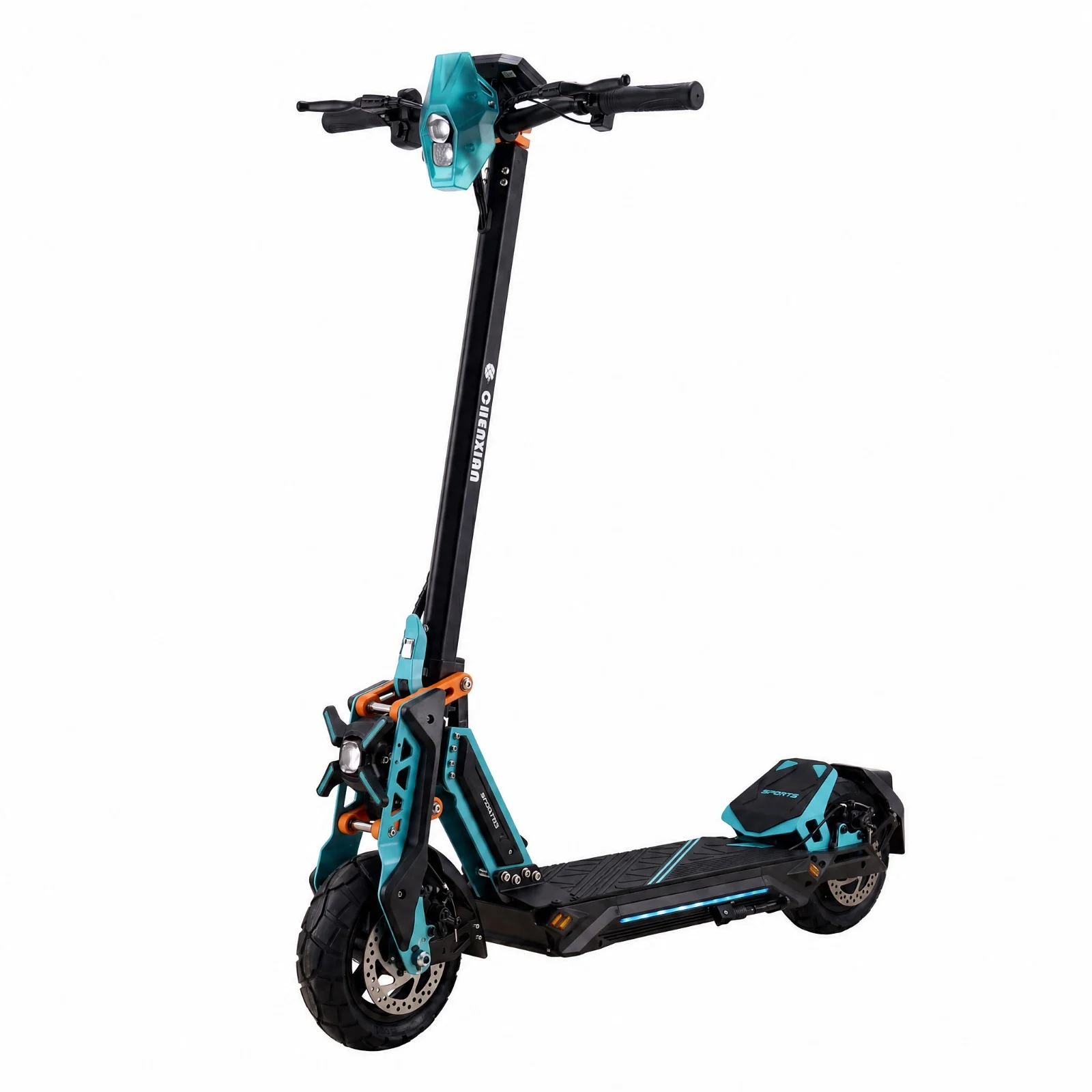 Chenxian G5 City 48v 15ah 1000w Black Tq Chenxian G5 City Electric Scooter - 1000W 48V 15Ah - Black Turquoise - Image 1