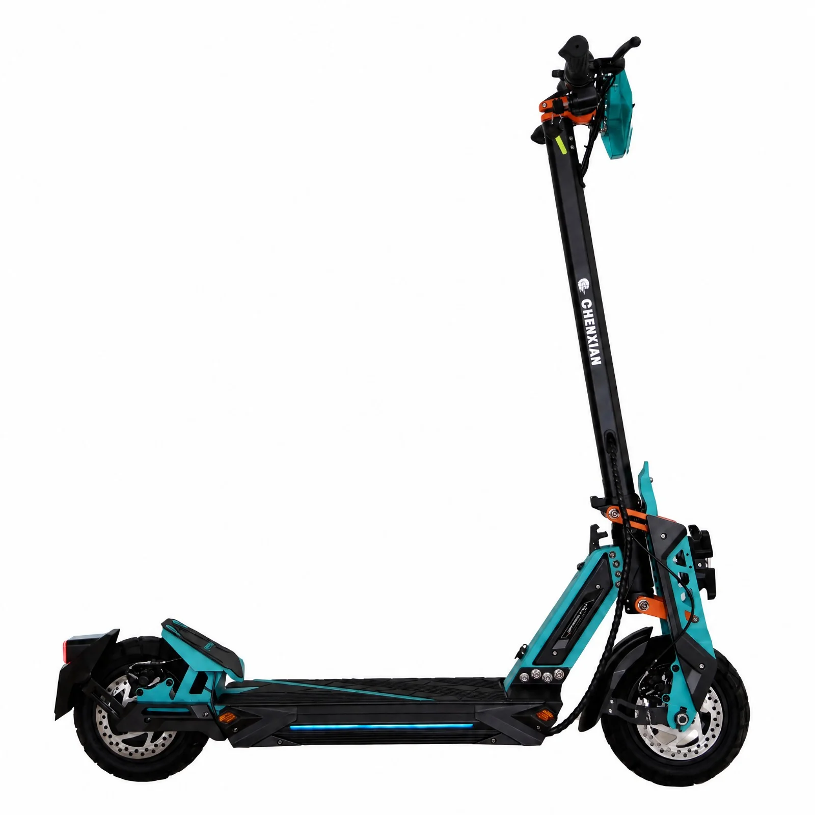 Chenxian G5 City 48v 15ah 1000w Black Tq Chenxian G5 City Electric Scooter - 1000W 48V 15Ah - Black Turquoise - Image 4