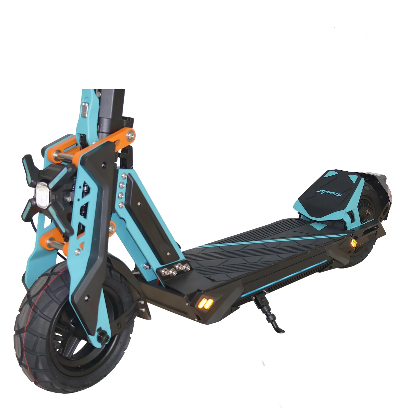 Chenxian G5 City 48v 15ah 1000w Black Tq Chenxian G5 City Electric Scooter - 1000W 48V 15Ah - Black Turquoise - Image 2