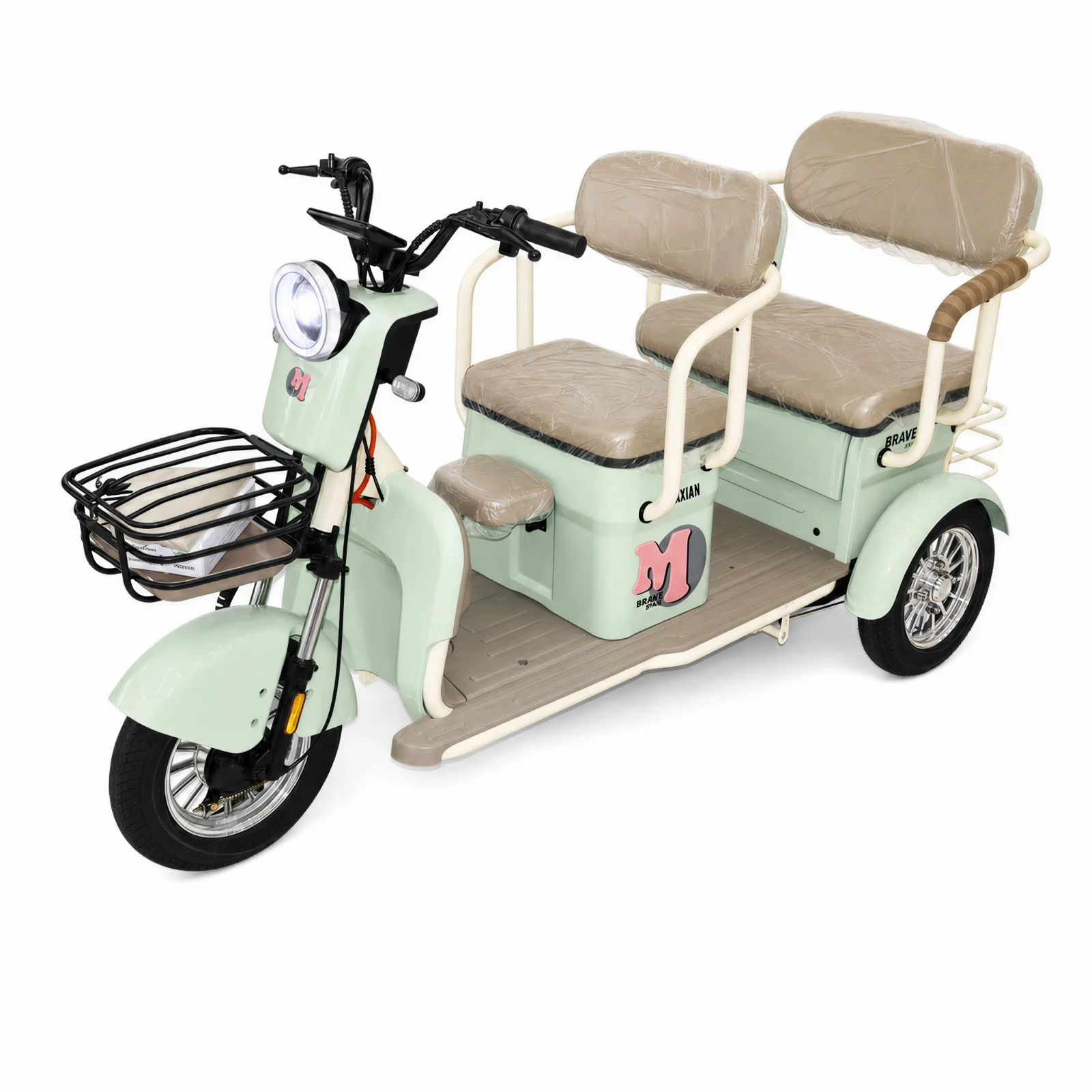Chenxian H8 48v 20ah 600w Chenxian H8 Mobility Tricycle - 600W 48V 20Ah - Green - Image 1