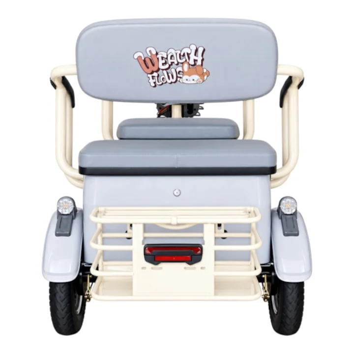 Chenxian H8 48v 20ah 600w Purple Chenxian H8 Mobility Tricycle - 600W 48V 20Ah - Purple - Image 12